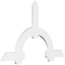 Ekena Millwork Ericson Architectural Grade PVC Gable Bracket, 72"W x 45"H x 2"D x 6"F, 15/12 Pitch GBP072X45X0206ERI00 - alternate 1